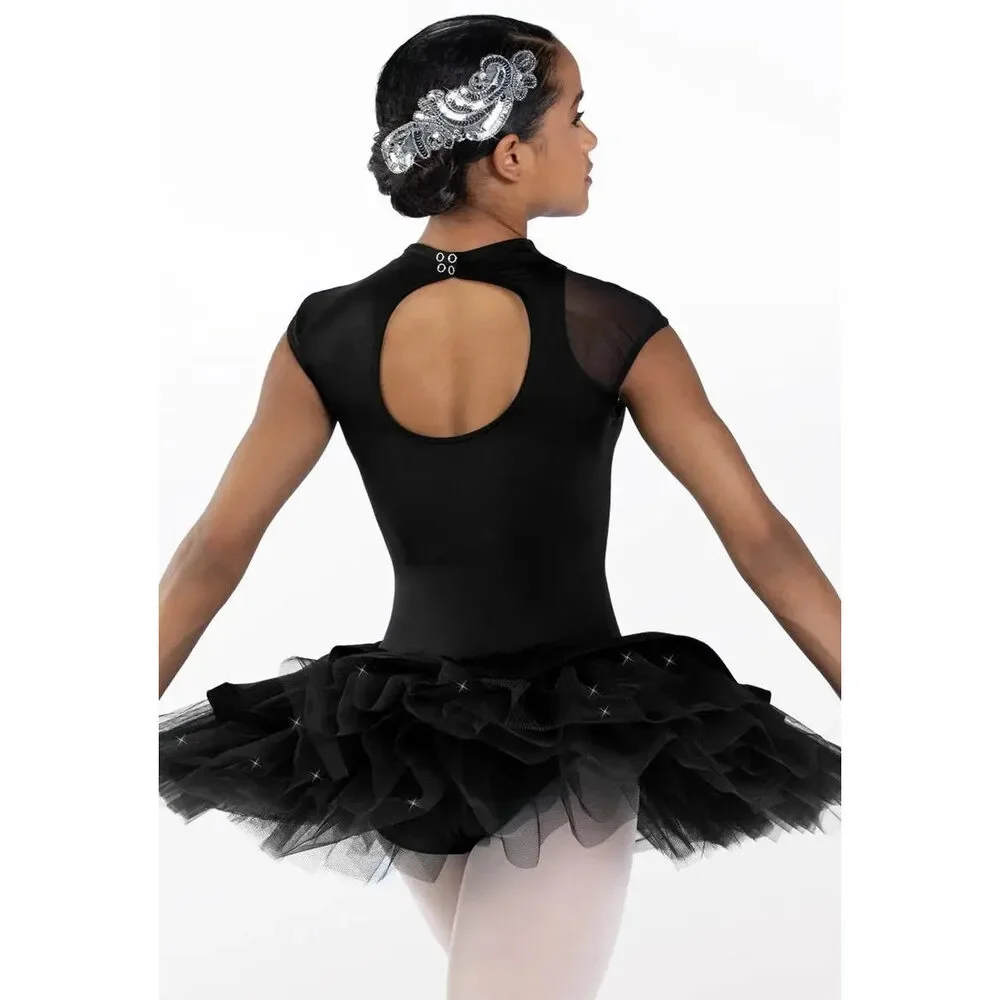 Pre-Owned Dance Costume Weissman 13303 XL Child Burgundy Tulle Tutu Ballet Rhin